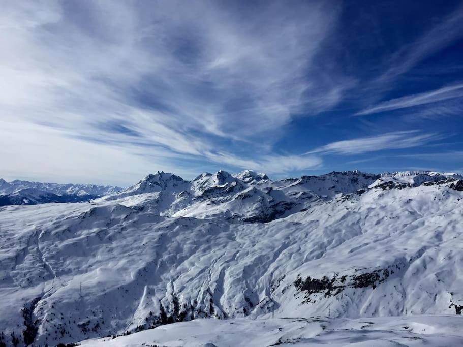 Modern Laax Apt, Swimming Pools, Wellness & Tennis Exterior foto